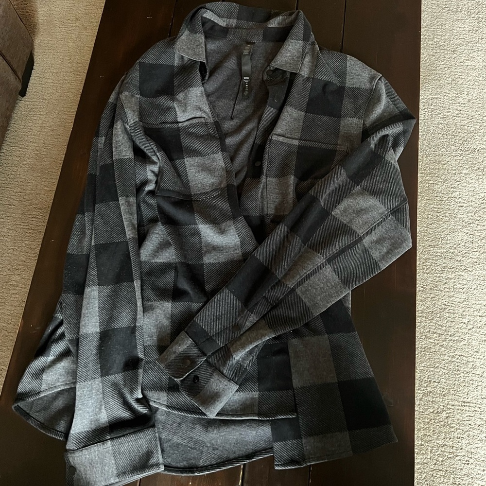 Lululemon Mens Flannel Button Up Shirt